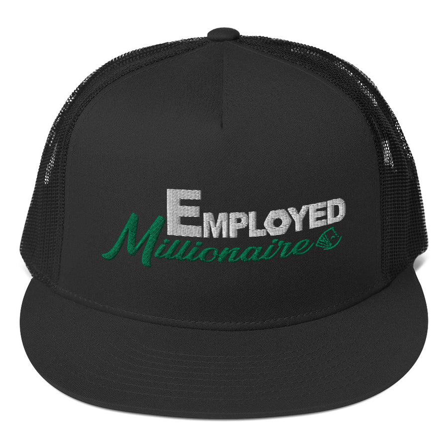 Employed Millionaire 5-Panel Trucker Cap